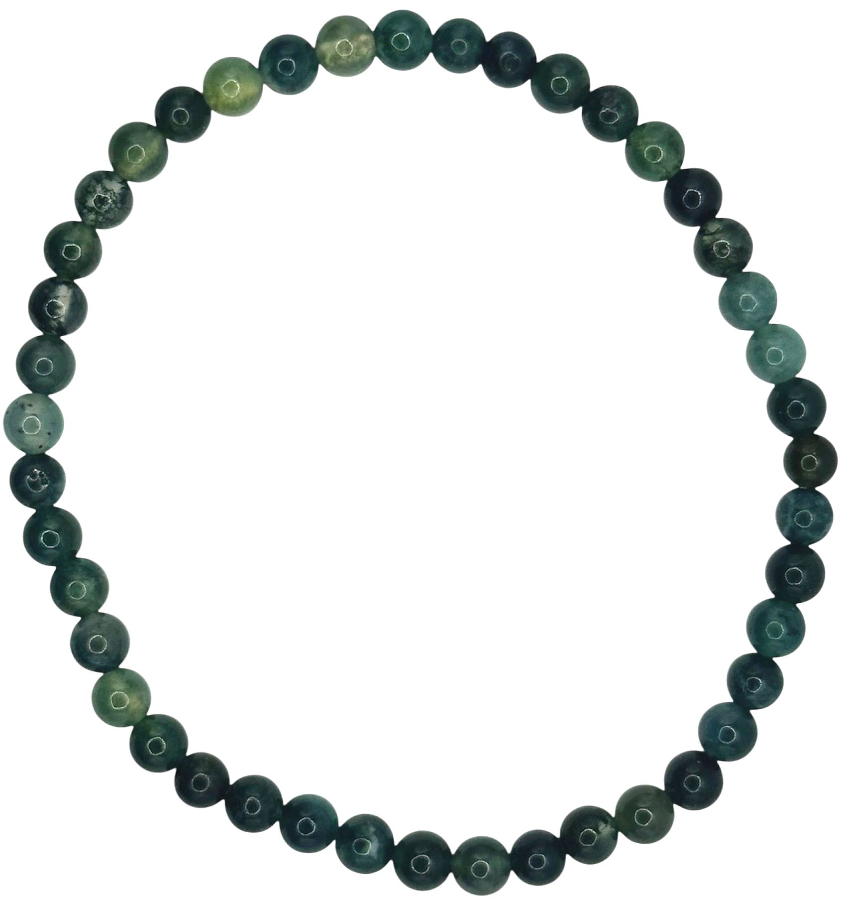 Garden Stack ~ Gemstone Bracelet Trio ~ Sage Grove