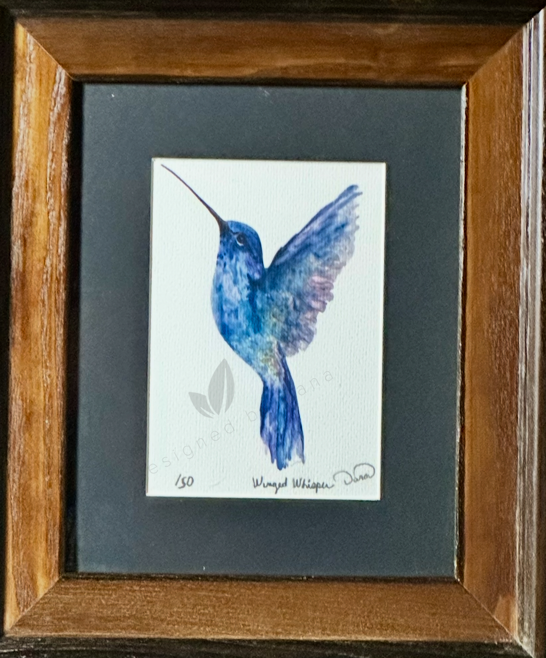 Winged Whisper ~ 5 x 7