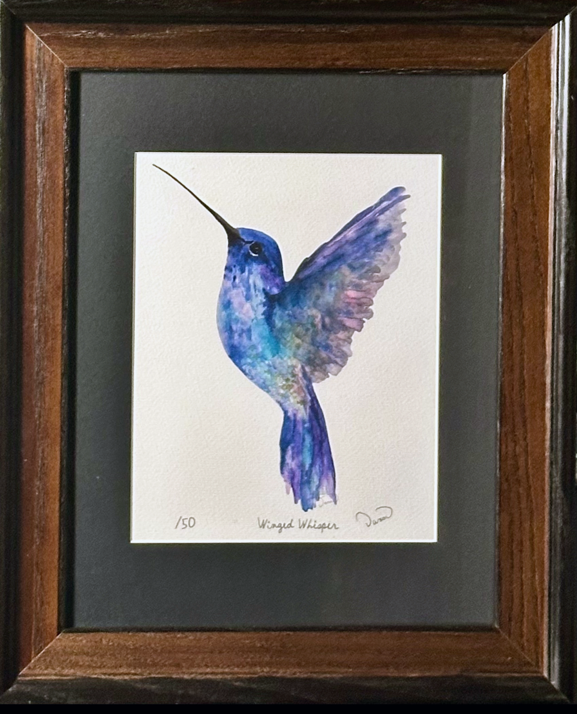 Winged Whisper ~ 8 x 10