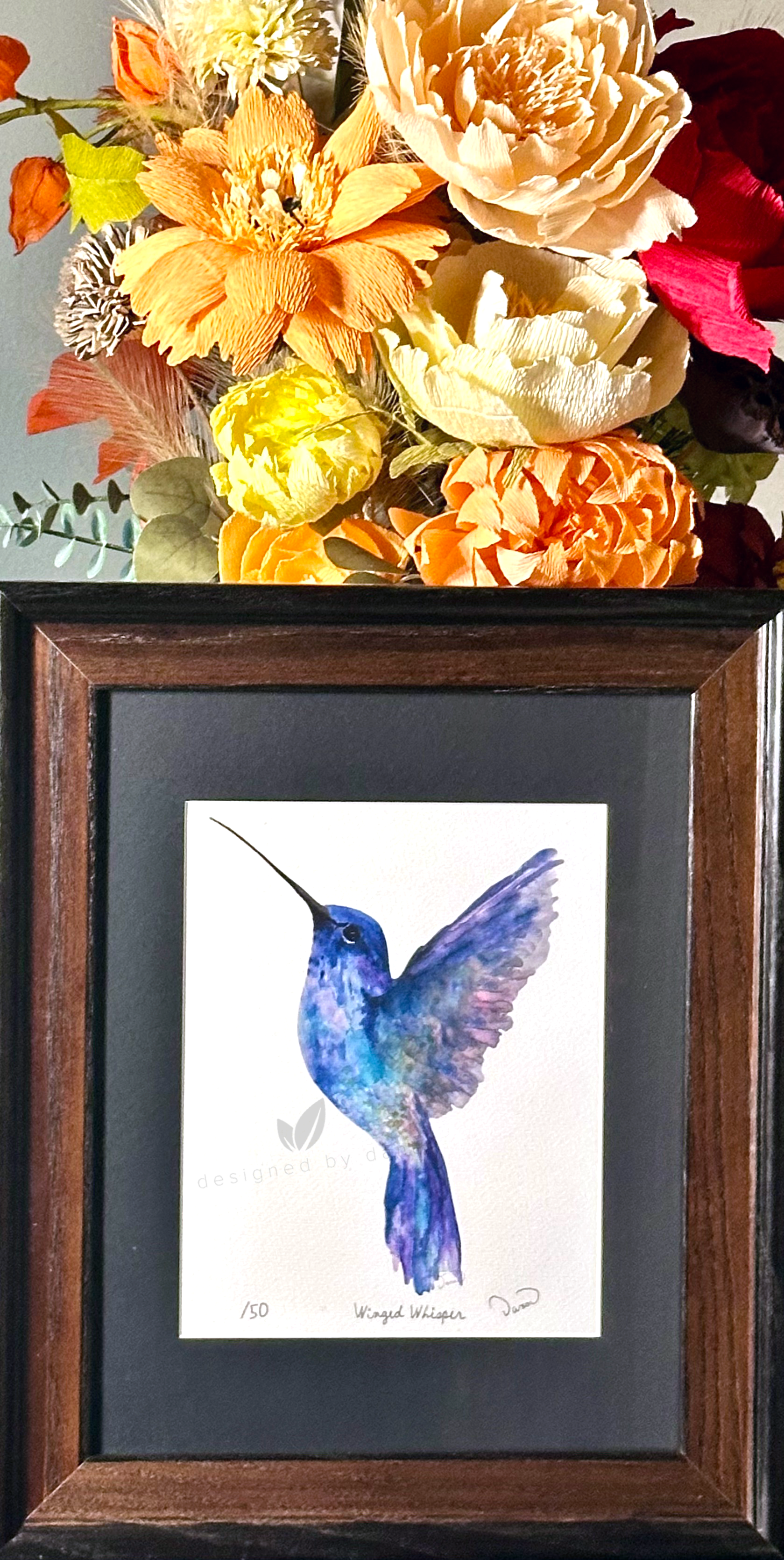 Winged Whisper ~ 5 x 7