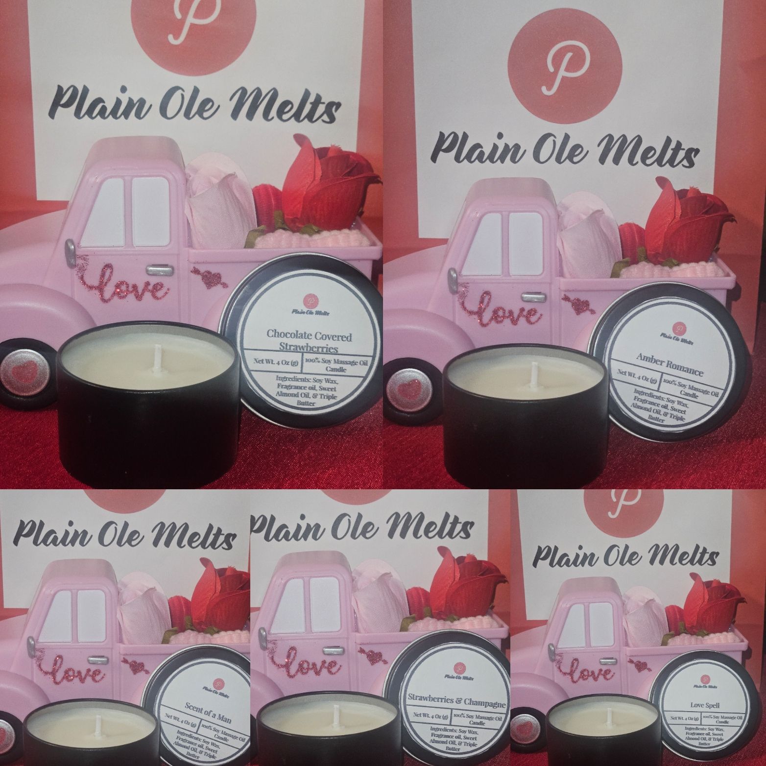 Massage Oil Candles