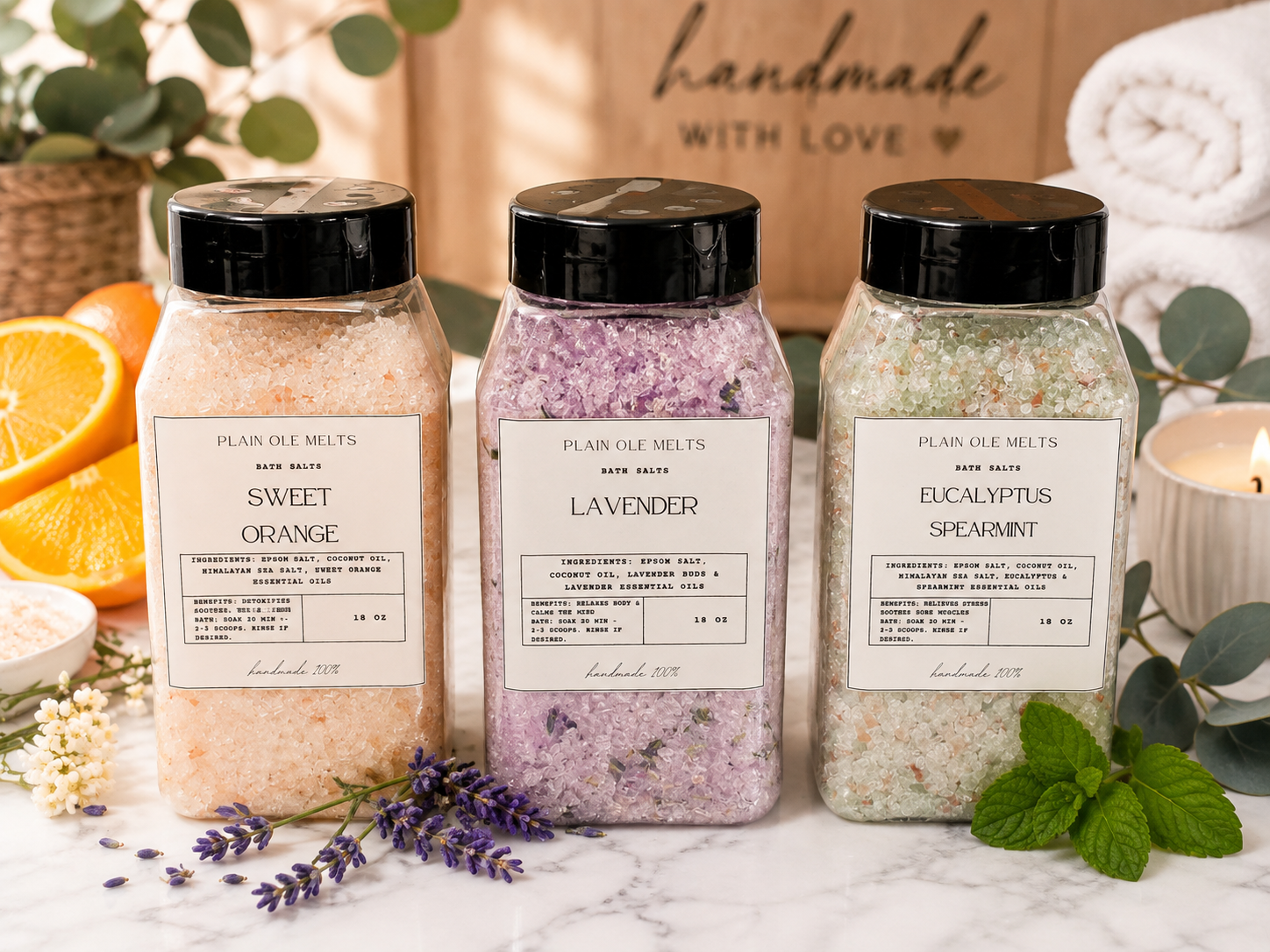 Relaxation Bliss Bath Salts 18 oz