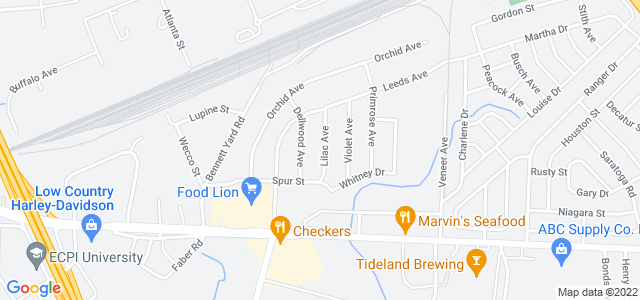 Map of business location