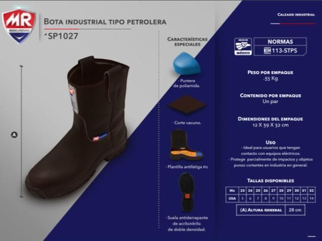 BOTA INDUSTRIAL SP 1027