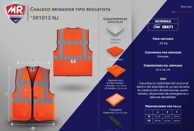 Chaleco tipo recatista