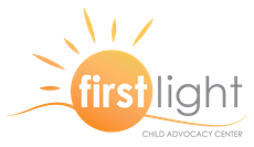 The logo for the first light child advocacy center