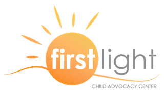 The logo for the first light child advocacy center
