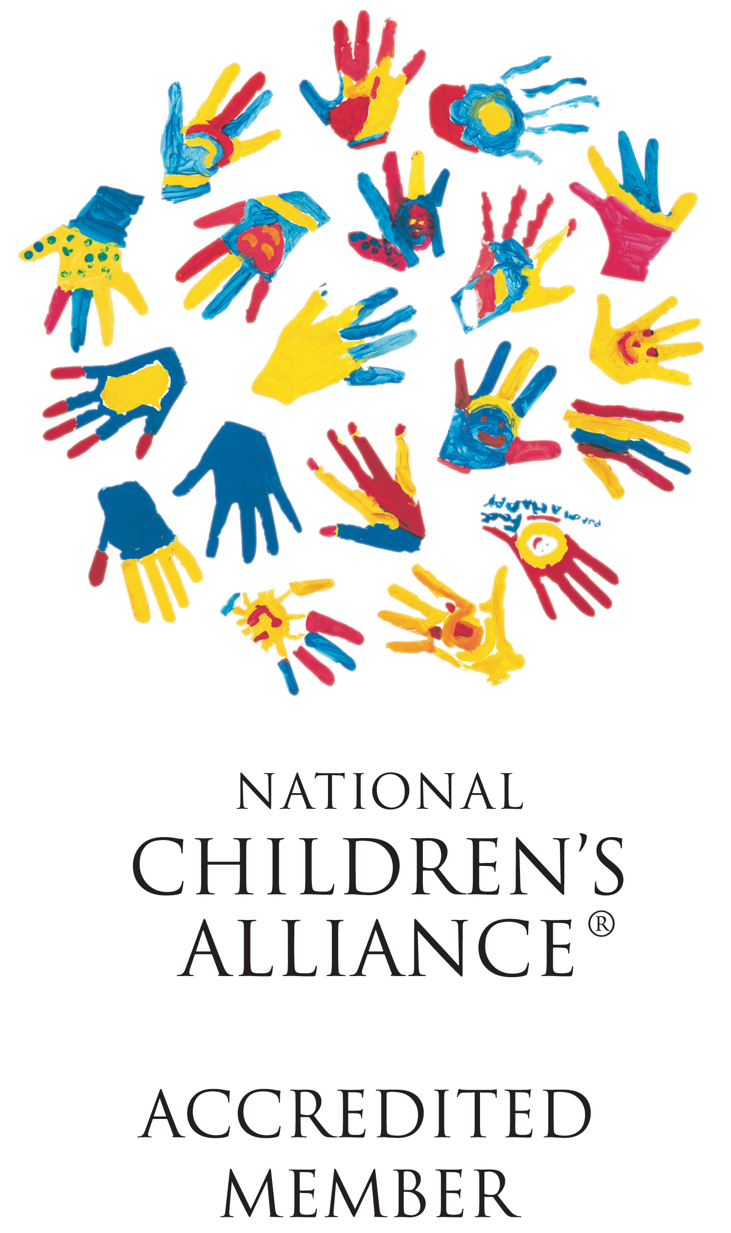 A logo for the national children 's alliance