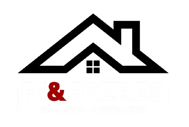Un logo noir et blanc pour une société immobilière.