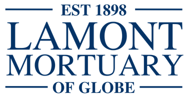 Lamont Mortuary of  Globe logo 