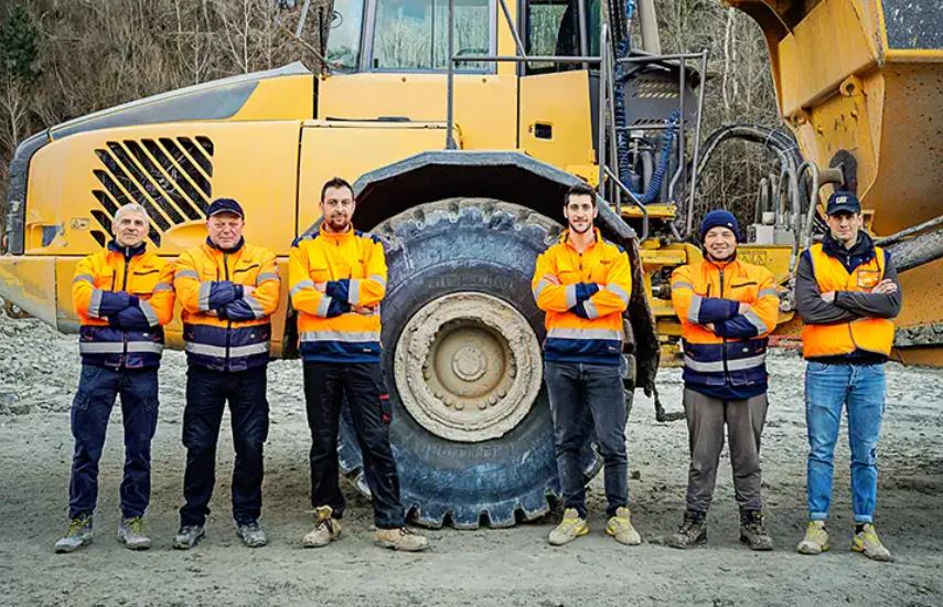 Team di lavoro cava