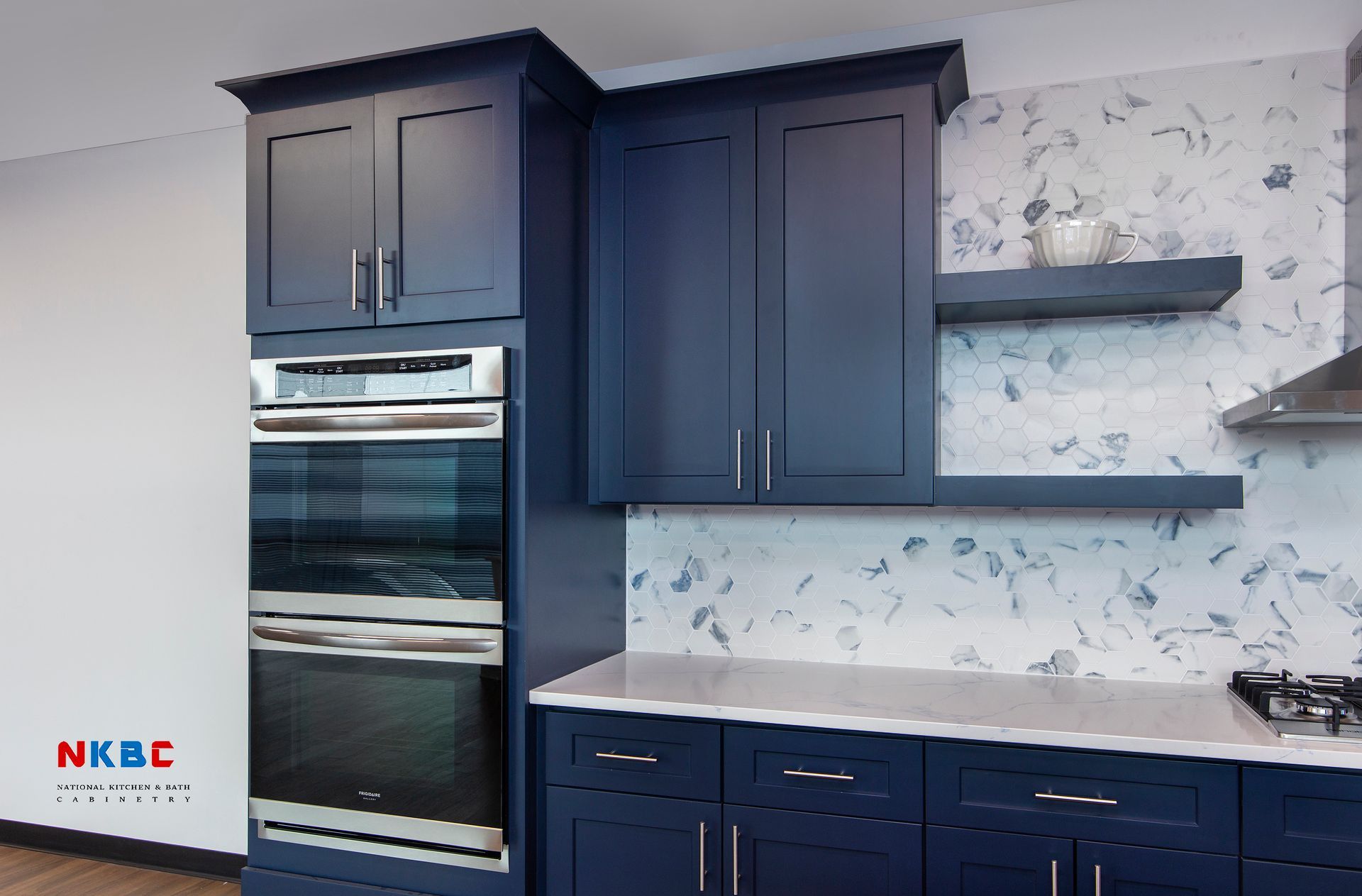 Blue Shaker Cabinets