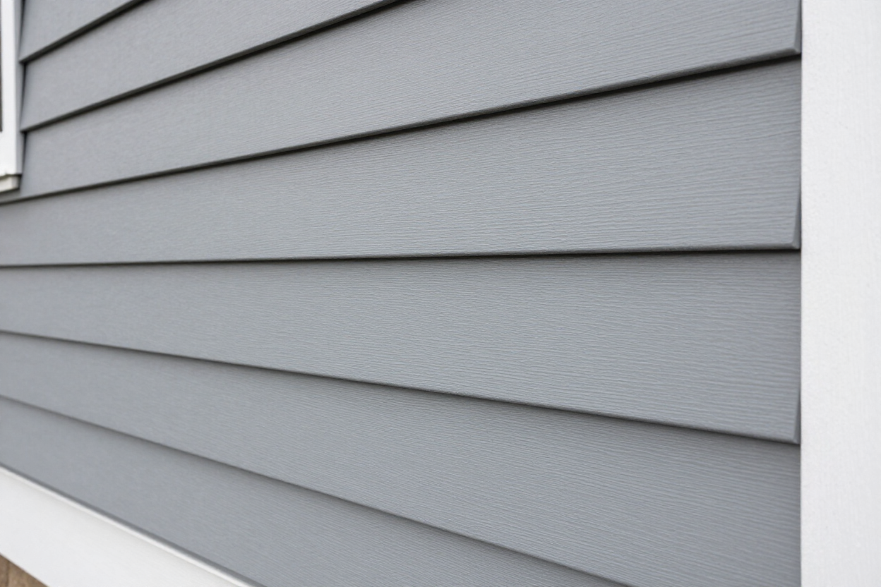 Fiber cement siding installed on a Bellingham-area home.