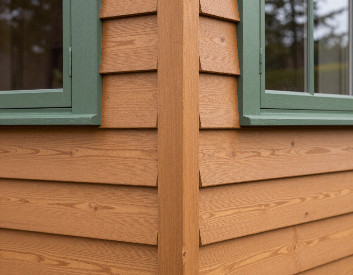 Coordinated siding, trim, and window casing on a Pacific Northwest home exterior.