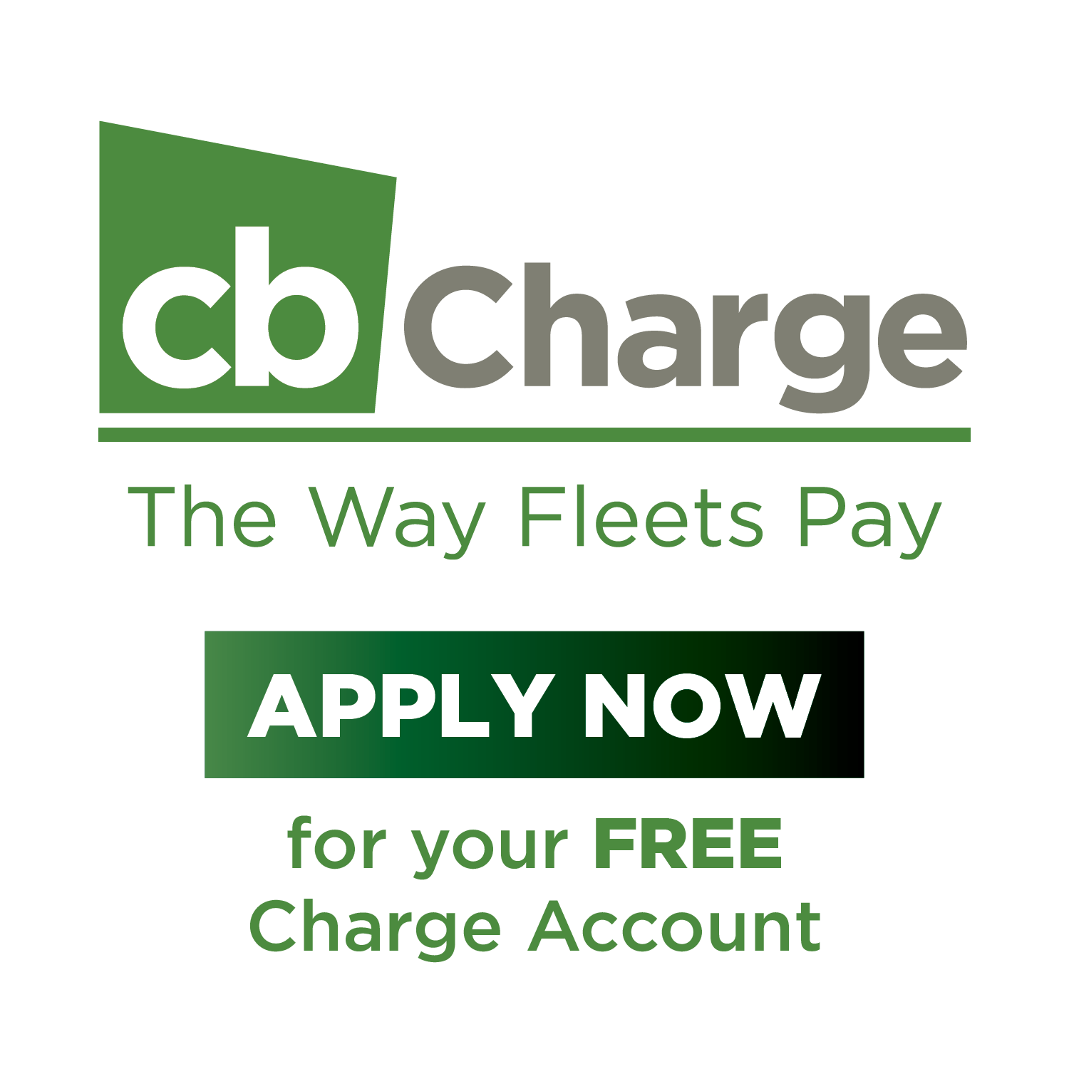 Cb charge the way fleet pay apply now for your free charge account | North County Service Center