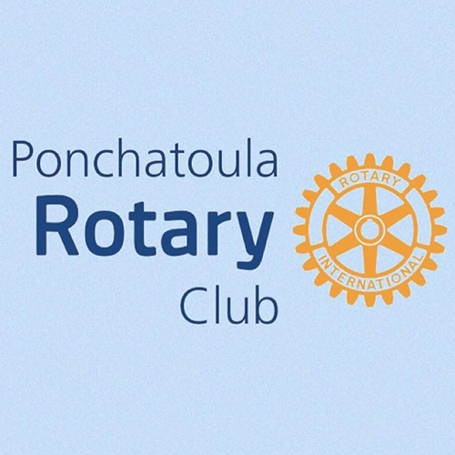 A logo for the ponchatoula rotary club