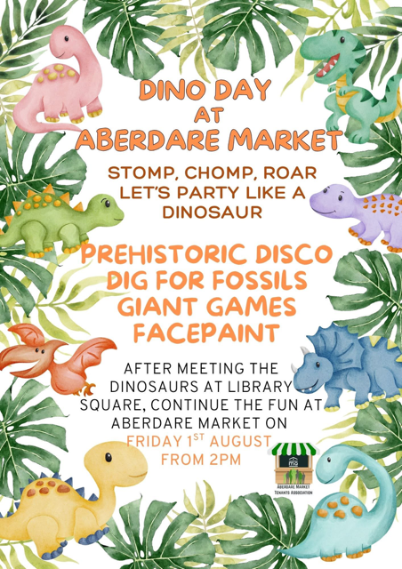 Dino Day - from 2pm on Friday 1st August