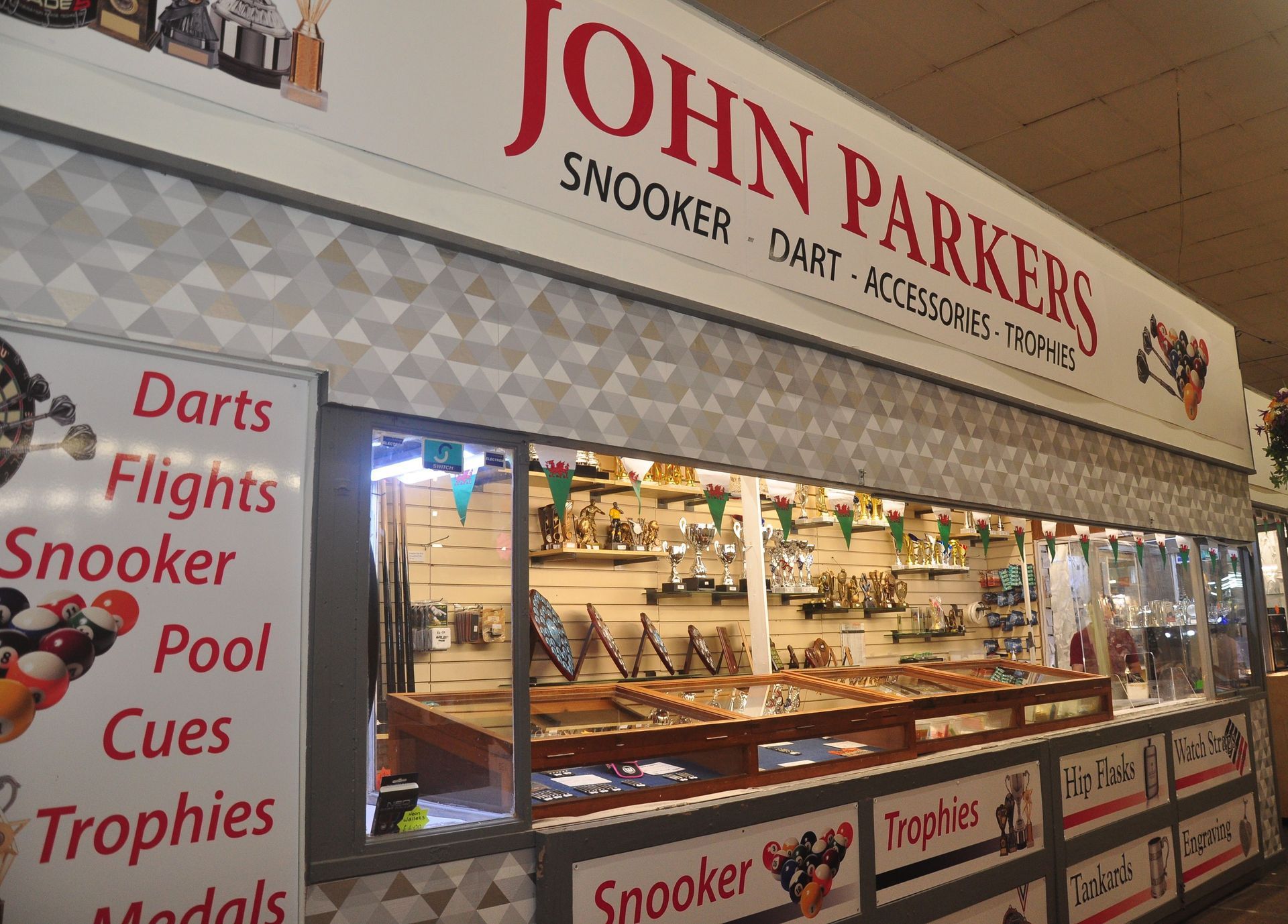 John Parker Snooker, Darts & Trophies 