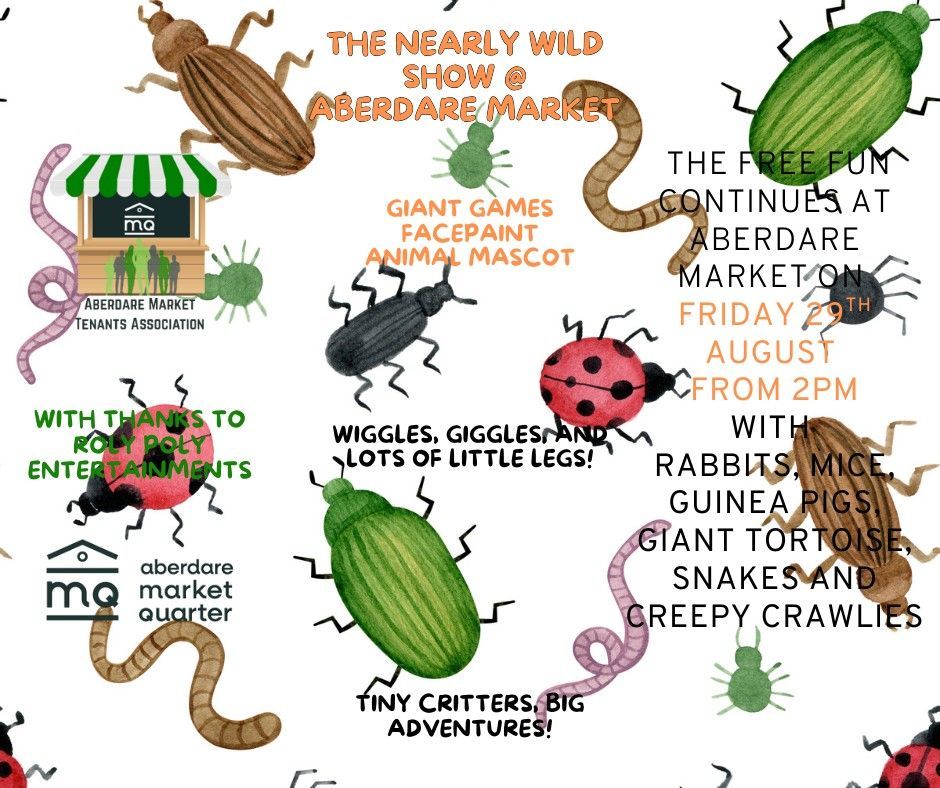 The Nearly Wild Show - Family Fun from 2pm on Friday 29th August