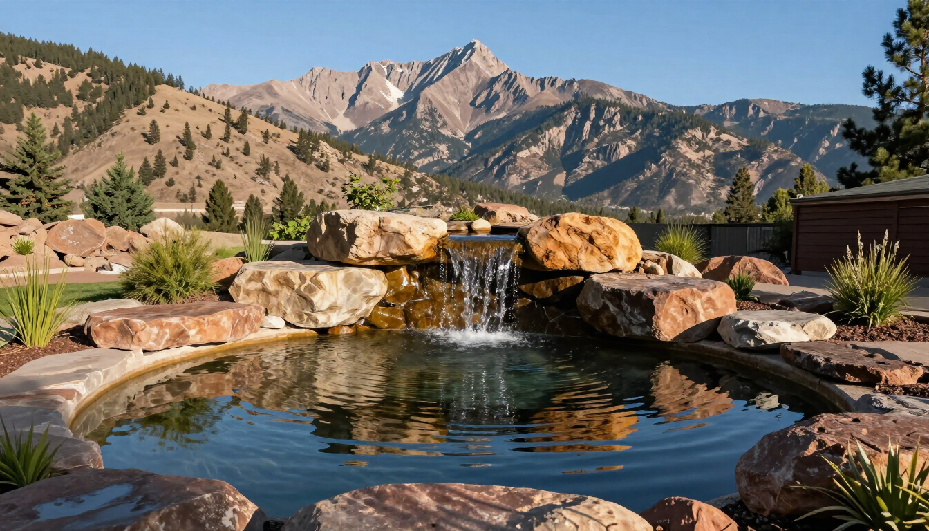 Luxury Backyard Pond