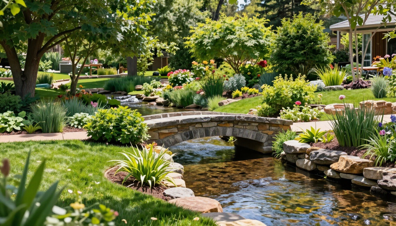 Finished Landscape with Stream