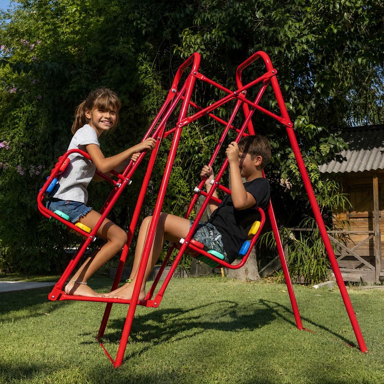Hamaca Gemela Infantil Grande Industria Nacional