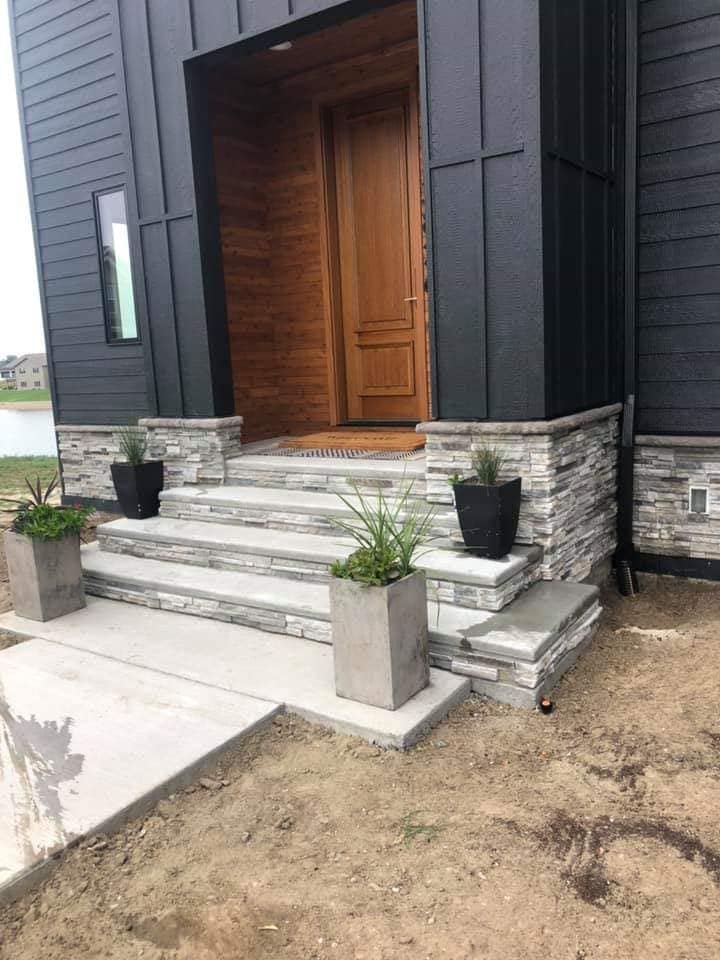Stone Veneer Steps