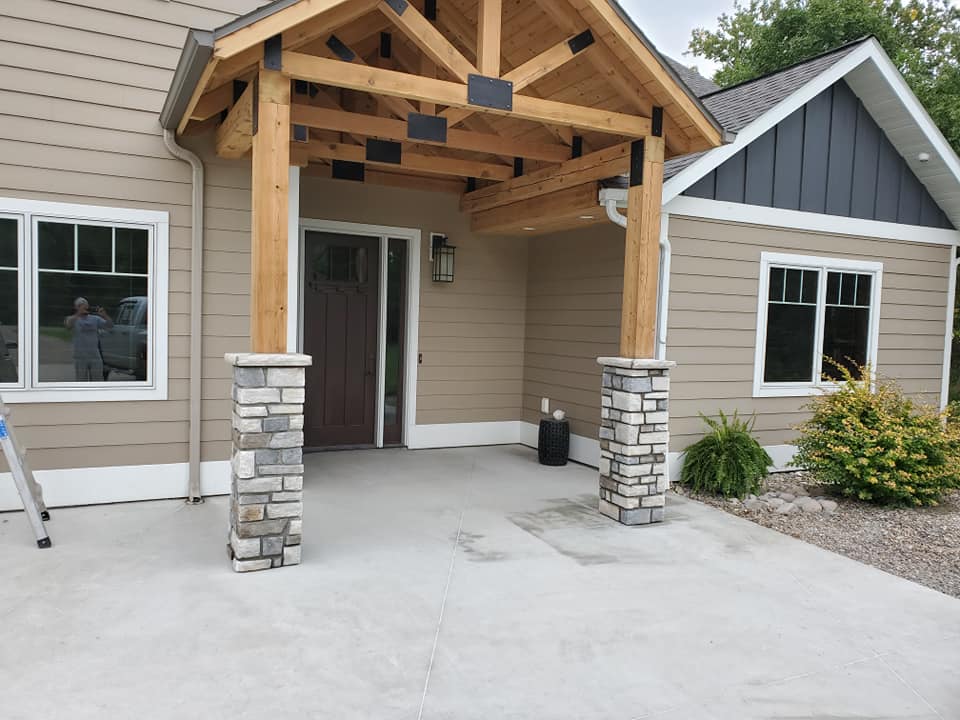 Stone Post Column