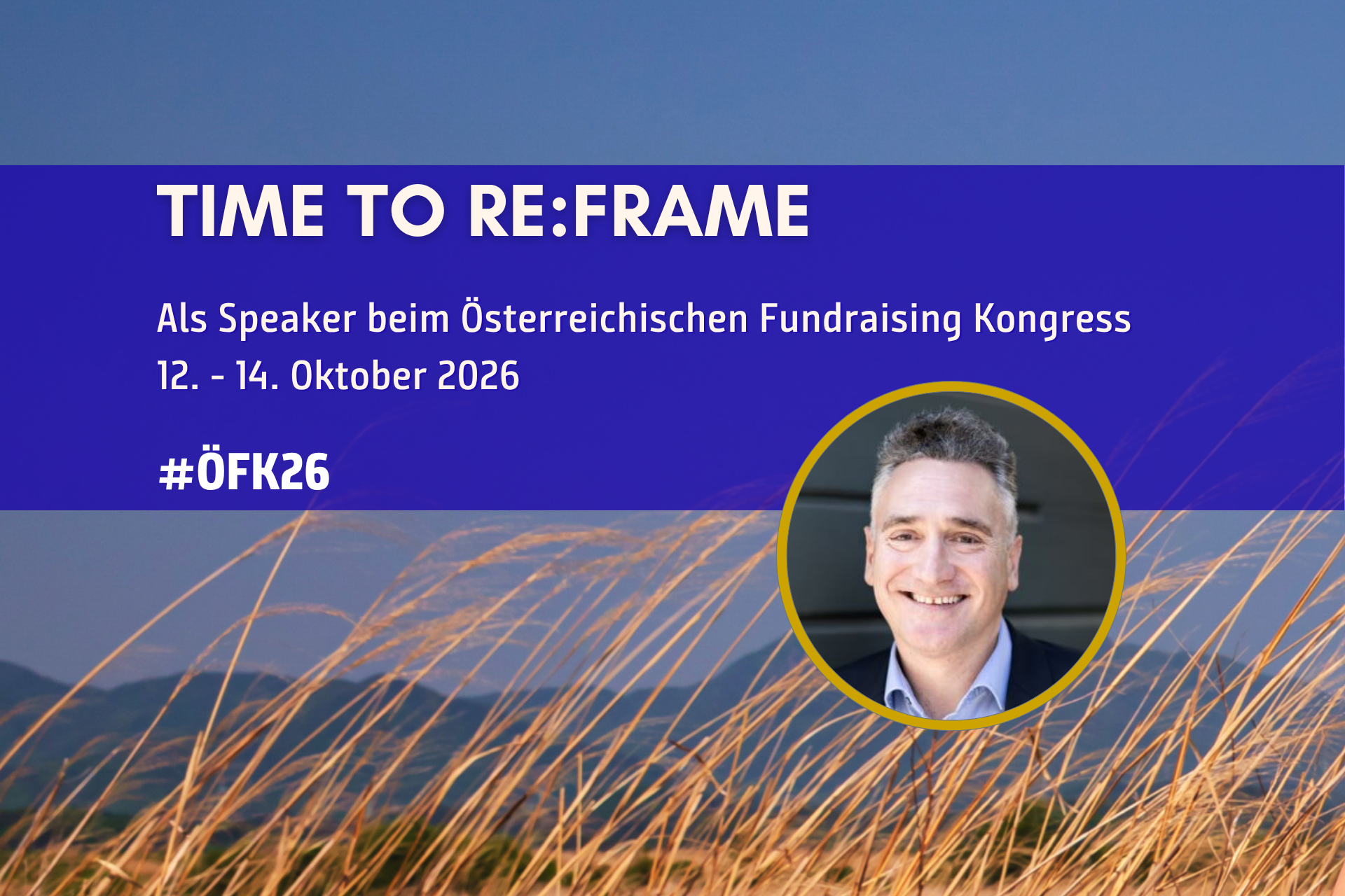 Goran Radin as a speaker at the Austrian Fundraising Congress on the topic of major donor fundraisin