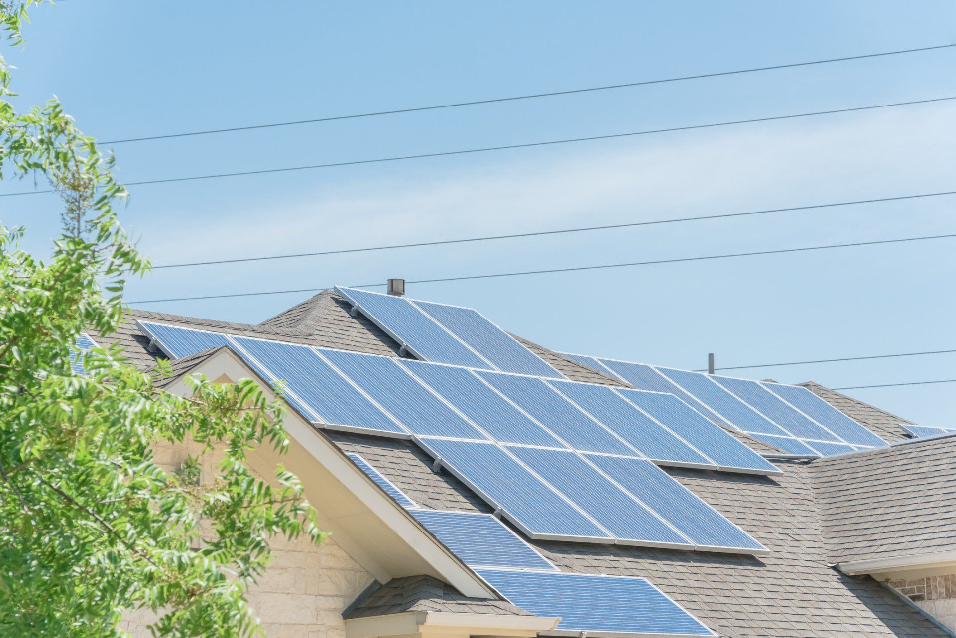 Newly Installed Solar Panel