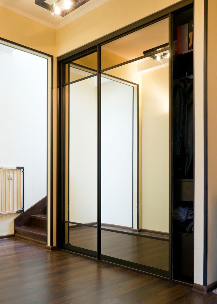 Sliding-Door Glass Wardrobe In House — Expert Glaziers in Bowen, QLD