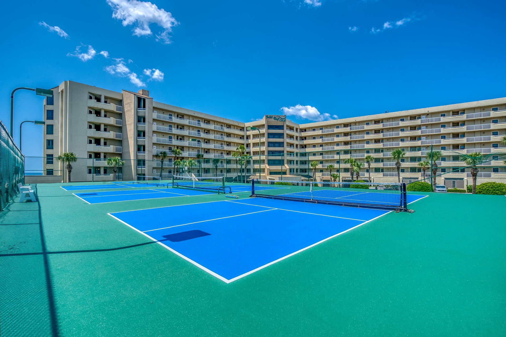 tennis courts