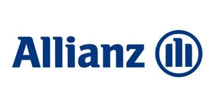 Logo Allianz: testo blu