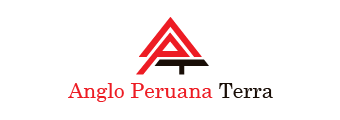 Un logo rojo y negro para Anglo Peruana Terra