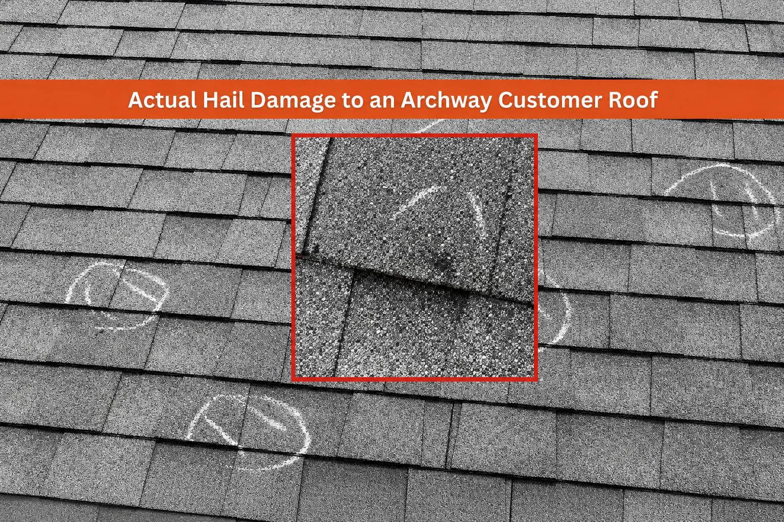 Hail Damaged Roof Covered by Insurance During MN Summer Storm