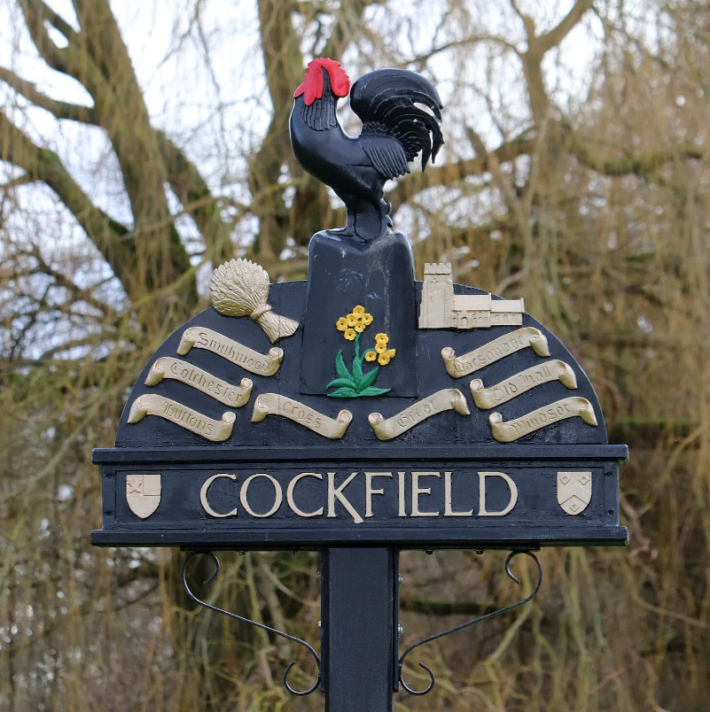 Cockfield Village Sign