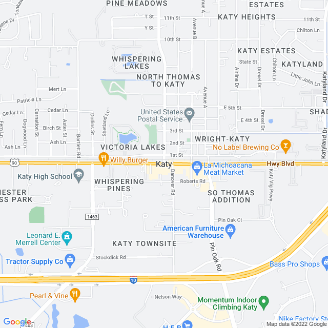 Map of business location