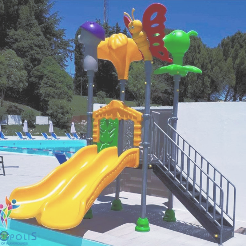 Playground da esterno in Polietilene Blue  - Wonder Games Rimini