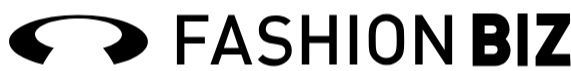 FashionBiz logo in black text with stylized curved icon above the wordmark.