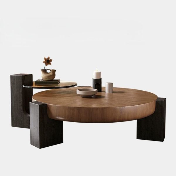 Round coffee table