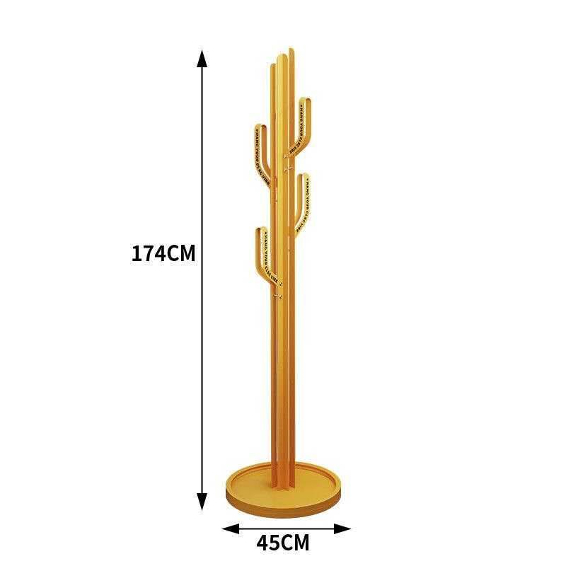 Cactus coat stand · yellow