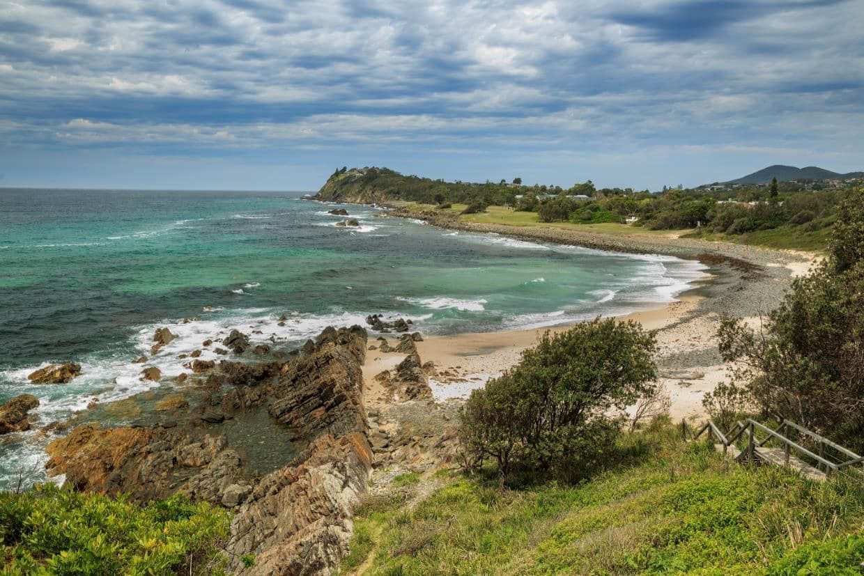 Scenic Beach View From a Hill — CTE Systems In Tuncurry, NSW