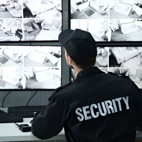 A Security Guard is Looking at a Bunch of Monitors — CTE Systems In Tuncurry, NSW