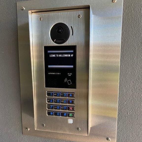 A Metal Door With a Keypad for Secure Access — CTE Systems In Tuncurry, NSW