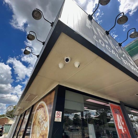 A Security Camera Mounted on the Exterior Wall — CTE Systems In Tuncurry, NSW