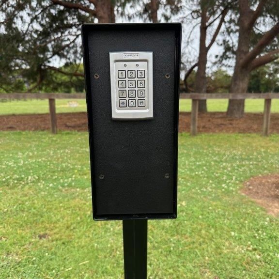 Electronic Keypad on a Post — CTE Systems In Tuncurry, NSW