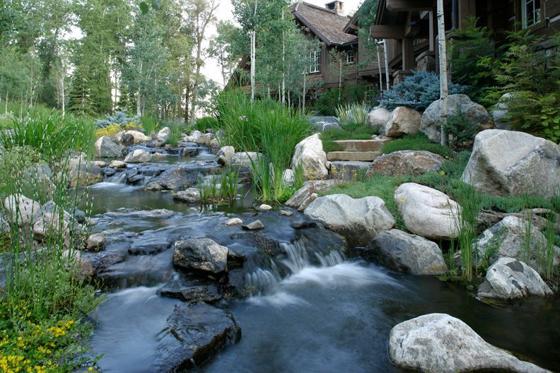 Water Feature — Berthoud, CO — Rocky Mountain Environmental Construction