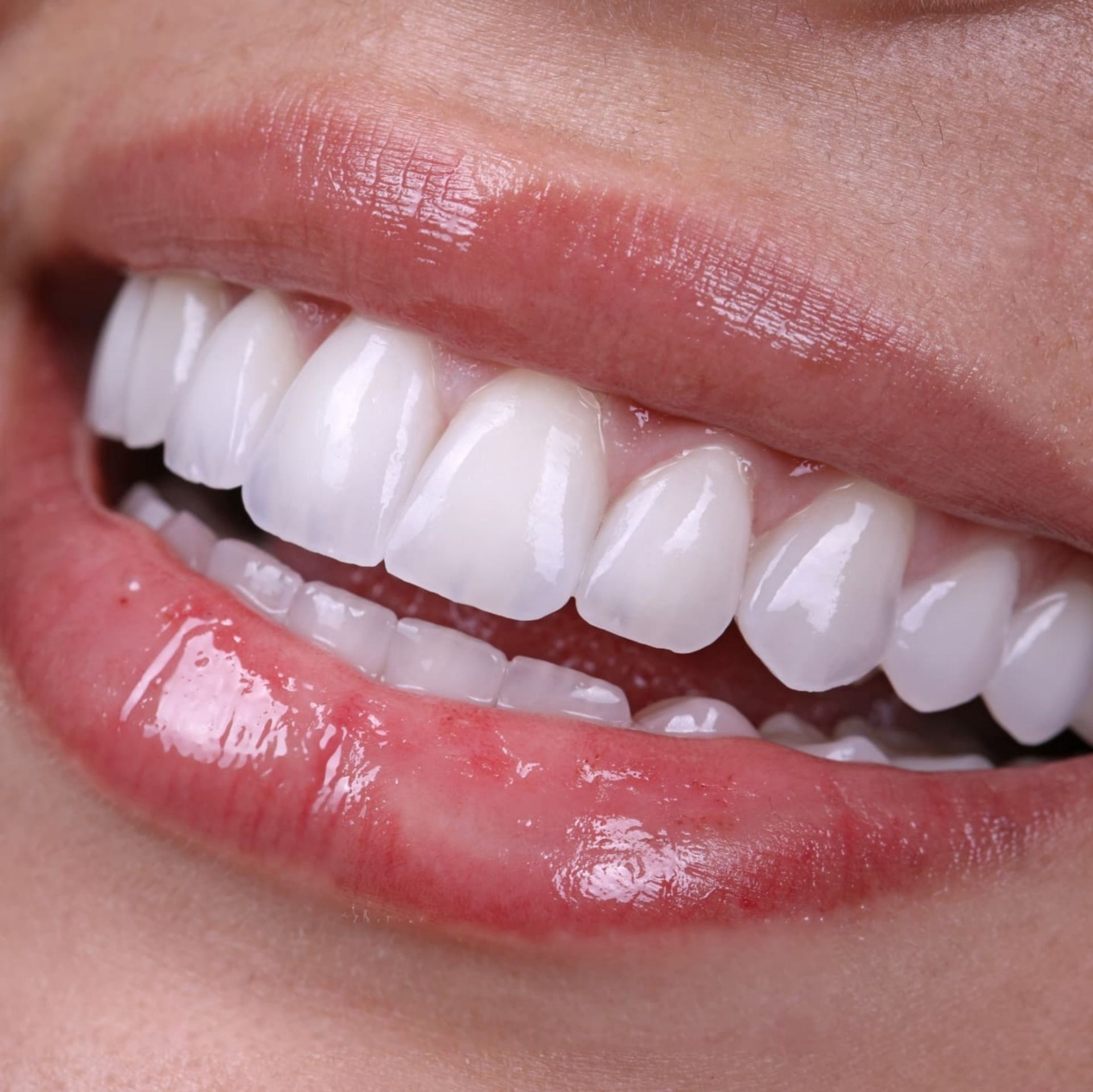 Woman smiling