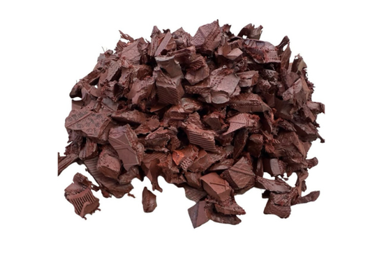 rubber mulch red