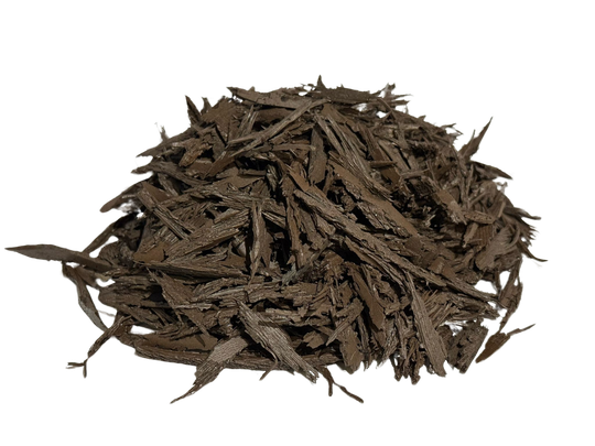 Brown rubber mulch